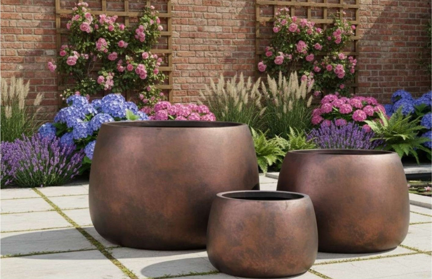 Patina Bronze Wide Drum