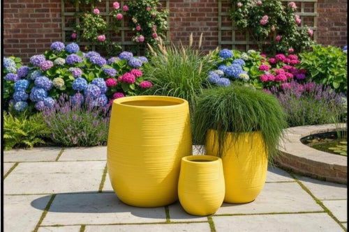 FRP Fiber Pot - Sunny Yellow (7861)