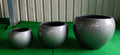 Set of Gradient Round FRP Planters (Multiple Sizes)