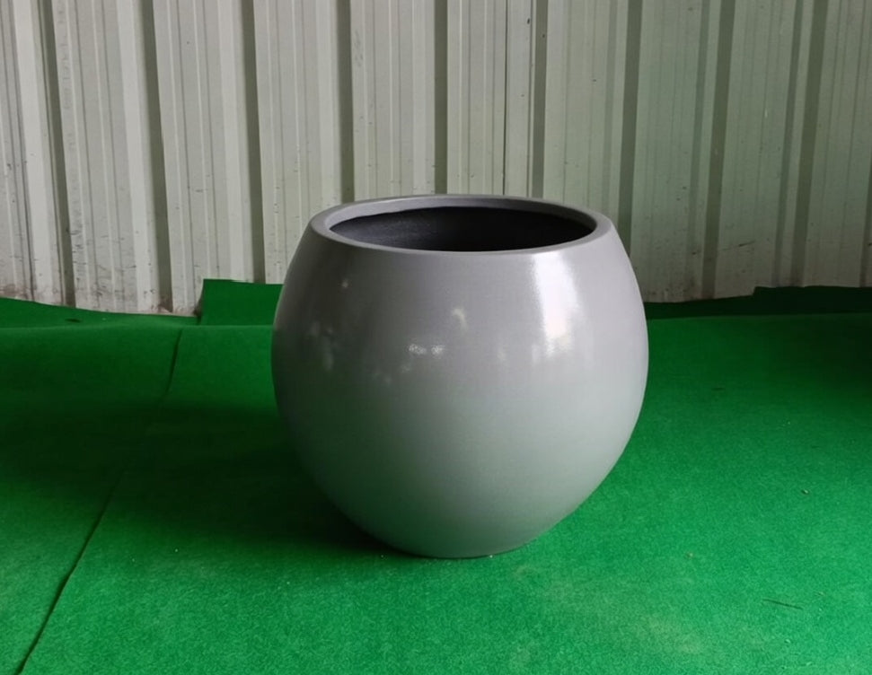 Contemporary Round FRP Planter