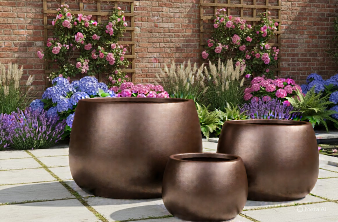 Patina Bronze Wide Drum