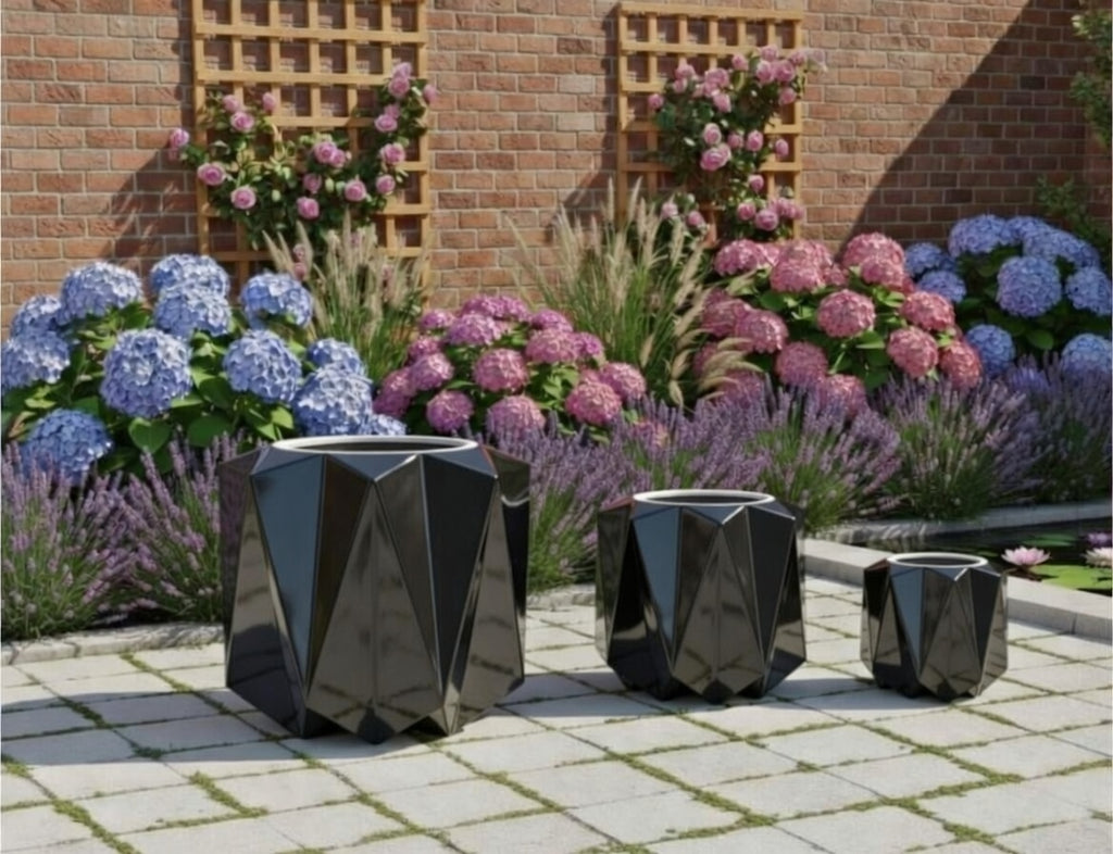 Aged Tuscan Wide Pot