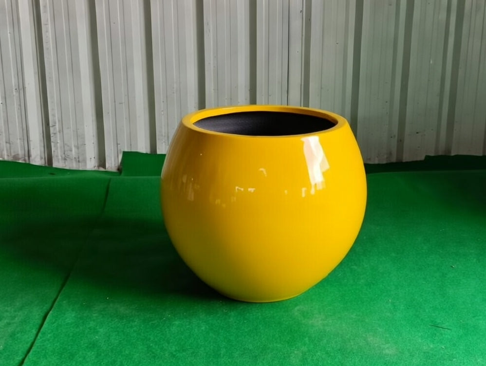 Contemporary Round FRP Planter
