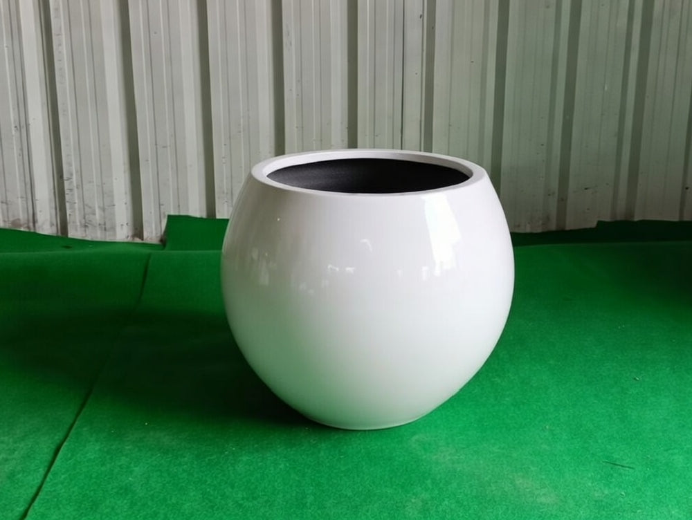 Contemporary Round FRP Planter